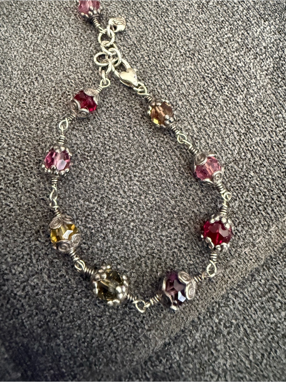 Brighton Crystal Bead Necklace and Bracelet Set - Picture 3 of 8